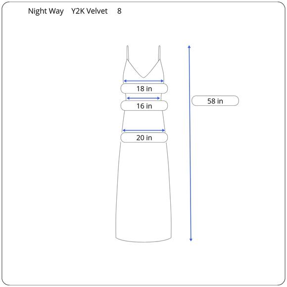 Vintage 90s Black & White Velvet Chiffon Vampy Goth Cruella Y2K Formal Gown | 8 - Picture 8 of 8